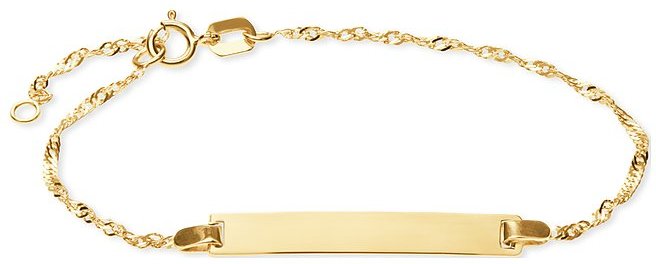 FAVS Little Friends I.D.-Armband 88442903 375er Gelbgold