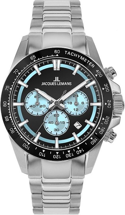 Jacques Lemans Chronograph Liverpool 1-2207B Edelstahl