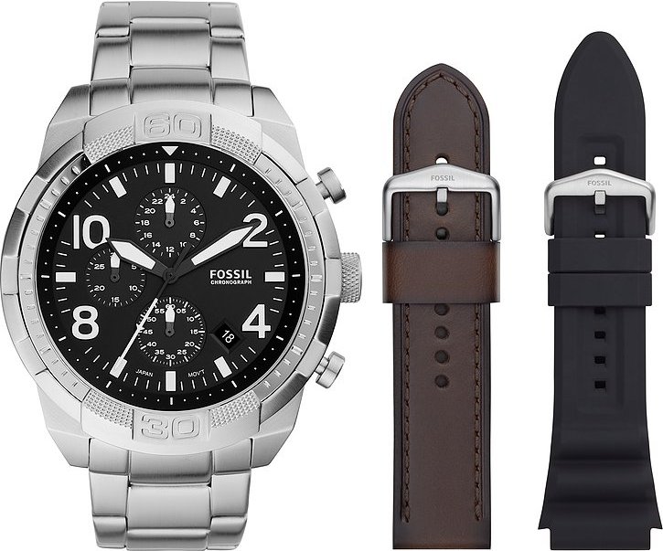 Fossil Uhren-Set inkl. Wechselarmband Bronson FS5968SET