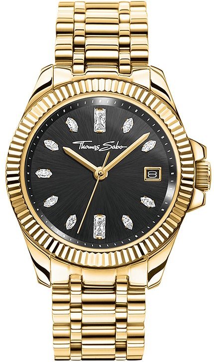 Thomas Sabo Damenuhr WA0431-291-207-33 MM Edelstahl