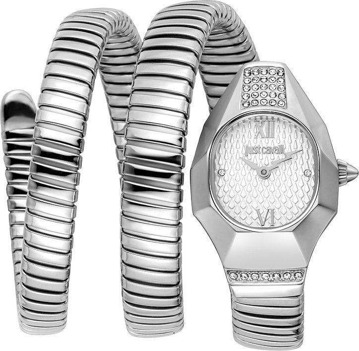 Just Cavalli Damenuhr Signature Snake JC1L397M0015 Edelstahl