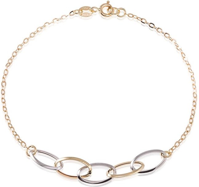 Valeria Armband 89192496 585er Gelbgold, 585er Weißgold