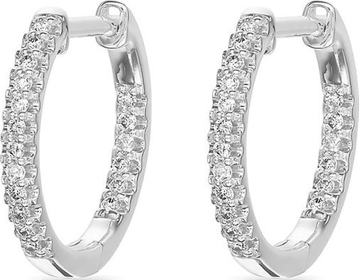 Valeria Creolen 88395573 585er Weißgold