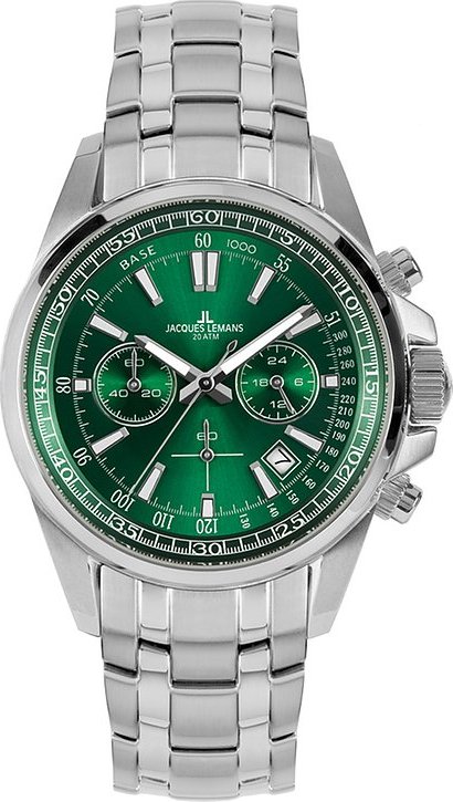 Jacques Lemans Chronograph Sport 1-2117L Edelstahl