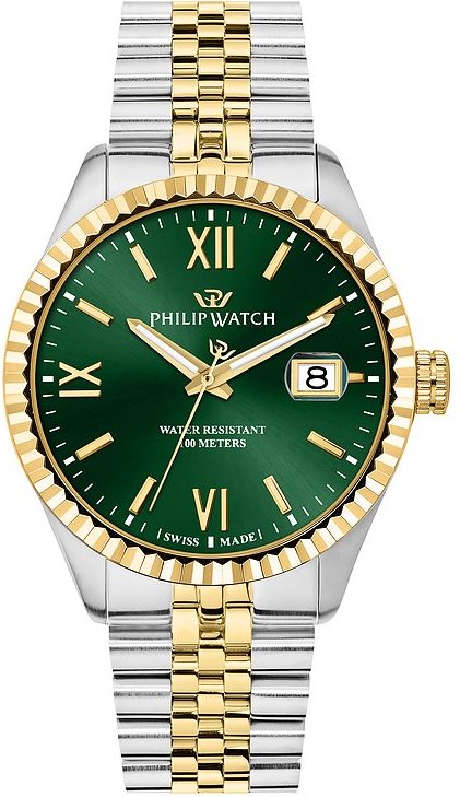 Philip Watch Herrenuhr Caribe Urban R8253597111 Edelstahl