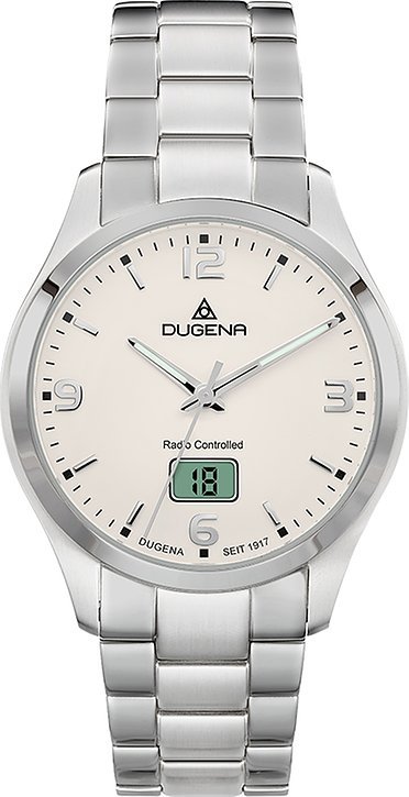 Dugena Herrenuhr 4460863 Edelstahl