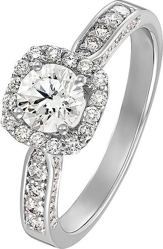 Valeria Damenring 87532275 585er Weißgold