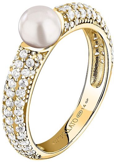 Morellato Damenring Perla SXU51012 925er Silber, recycelt