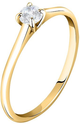 Live Diamond Damenring LDY015129016 375er Gelbgold, recycelt