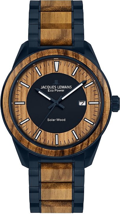 Jacques Lemans Herrenuhr Eco Power 1-2116M Edelstahl