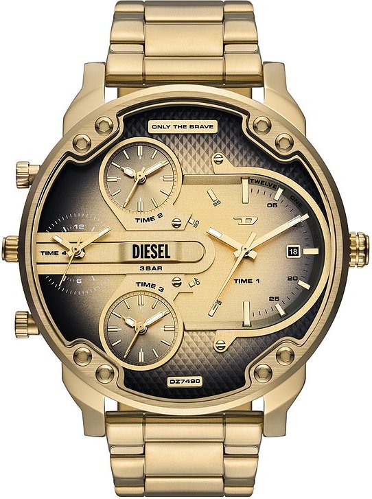 Diesel Herrenuhr Mr. Daddy Slim DZ7490 Edelstahl