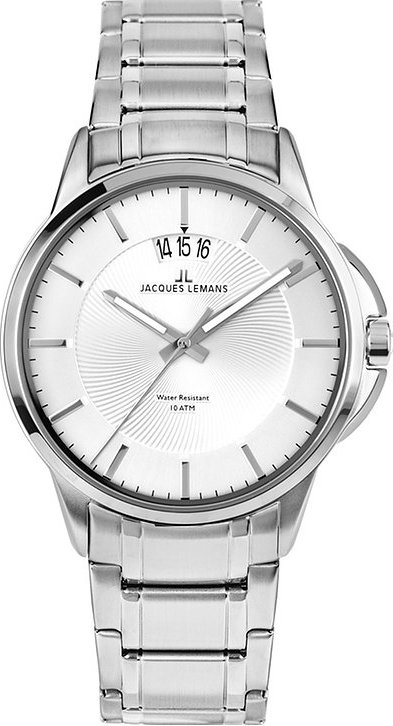 Jacques Lemans Herrenuhr Classic 1-1540E Edelstahl