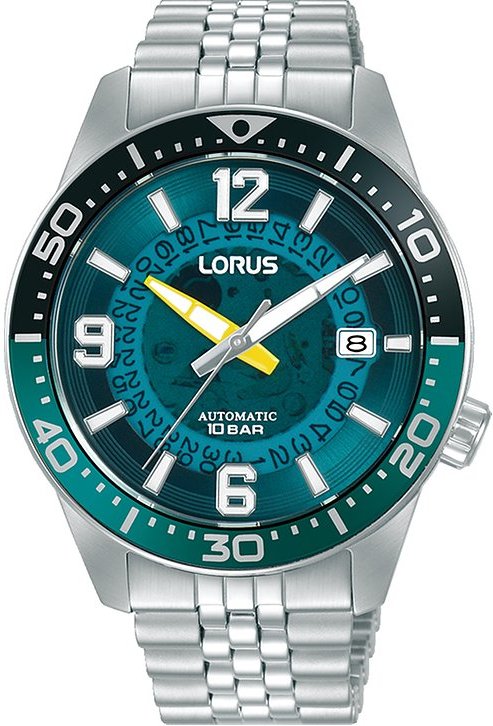 Lorus Herrenuhr Sports Mechanical RU417AX9 Edelstahl