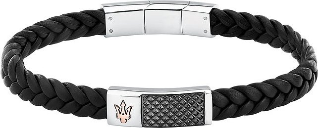 Maserati Armband JM424AVE26 Edelstahl, Leder