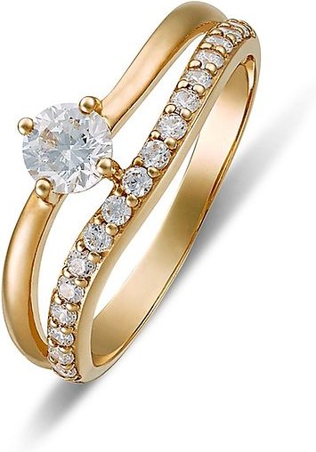 Valeria Damenring 89208613 375er Gelbgold