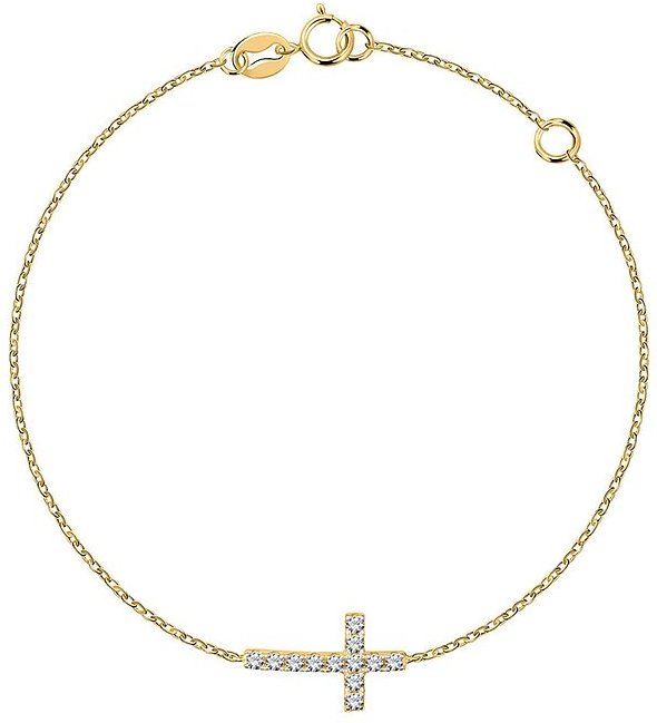 FAVS Armband 89193368 375er Weißgold, 375er Gelbgold