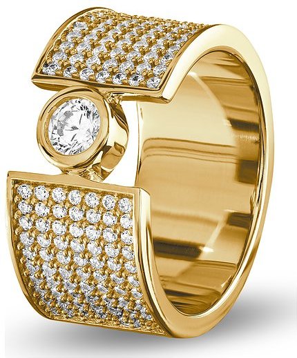 JETTE Damenring CASCADE 88312325 925er Silber