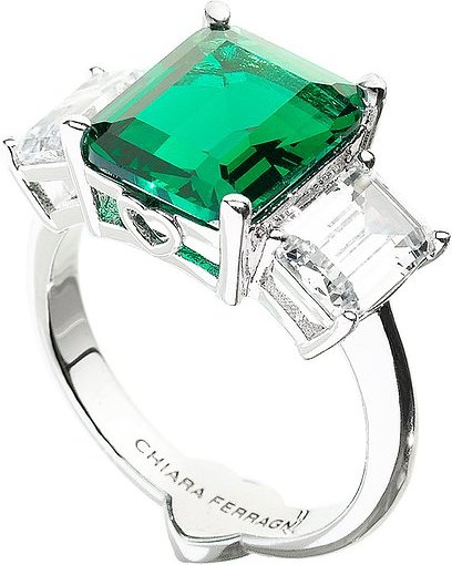 Chiara Ferragni Damenring Emerald J19AWJ05016 Messing