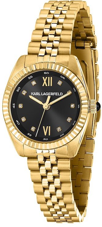 Karl Lagerfeld Damenuhr Timeless Code Mini R0553109502 Edelstahl