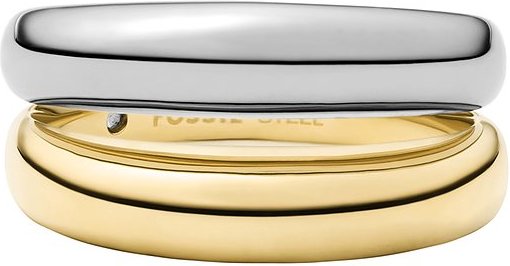 Fossil Damenring Ellis JF04876998 Edelstahl