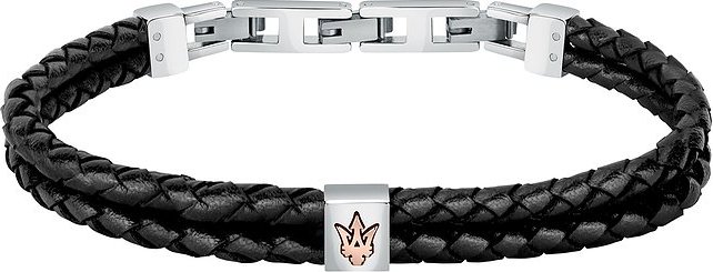 Maserati Armband JM422AVE13 Edelstahl, Leder, recycelt