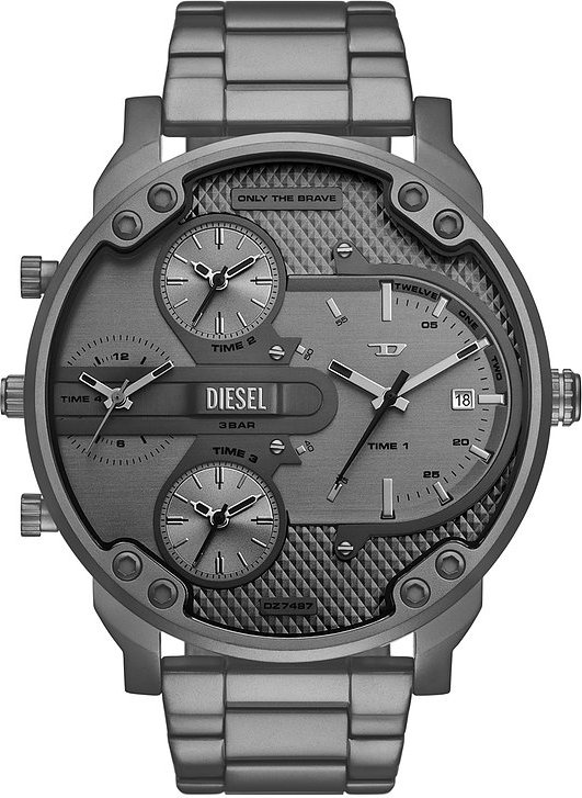 Diesel Herrenuhr MR. DADDY SLIM DZ7487 Edelstahl