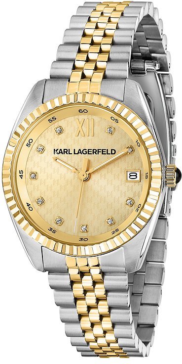 Karl Lagerfeld Damenuhr Timeless Code R0553108506 Edelstahl