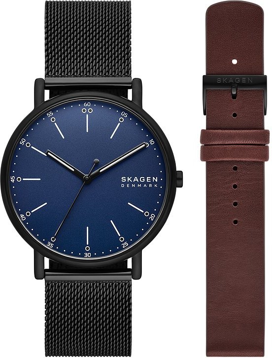 Skagen Herrenuhr SIGNATUR SKW6933SET Edelstahl
