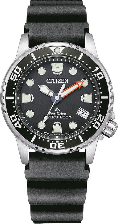 Citizen Taucheruhr Eco-Drive Taucher EO2020-08E Edelstahl, Edelstahl