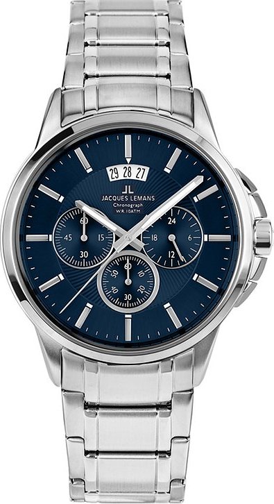Jacques Lemans Chronograph Classic 1-1542I Edelstahl