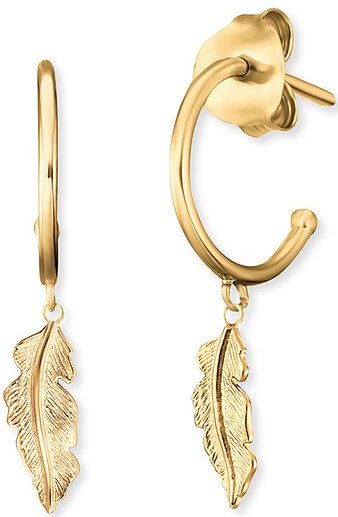 Engelsrufer Creolen ERE-FEDER-G-CR 925er Silber