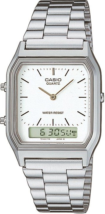Casio Unisexuhr Vintage AQ-230A-7DMQYES Edelstahl
