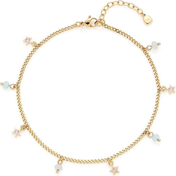 Leonardo Fußkette 025061 Edelstahl