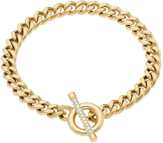 Fossil Armband CARLIE T-BAR JF04957710 Edelstahl