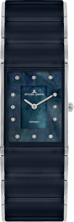 Jacques Lemans Damenuhr High-Tech Ceramic 1-1940H Edelstahl