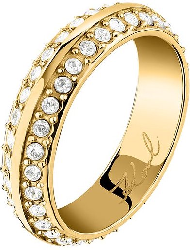 Karl Lagerfeld Damenring Bond Pave KLBJY11016 Edelstahl