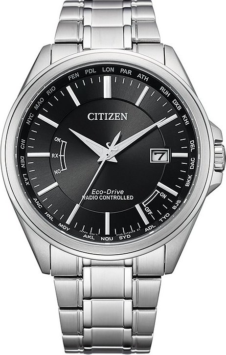 Citizen Herrenuhr Funkuhr Eco Drive CB0250-84E Edelstahl