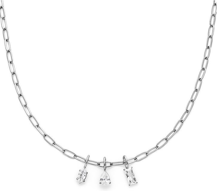 s.Oliver Kette SOJ-0249-N-50 Edelstahl, Farbstein