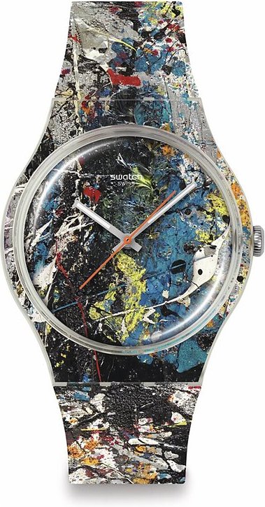 Swatch Unisexuhr 2601 SWATCH X GUGGENHEIM SUOZ366 Kunststoff