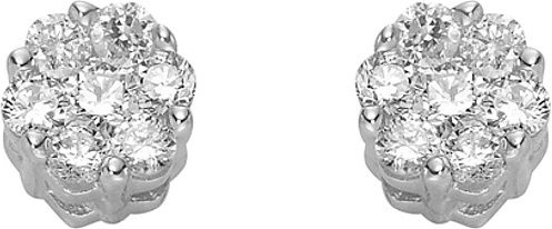 Valeria Ohrstecker 87375447 375er Weißgold