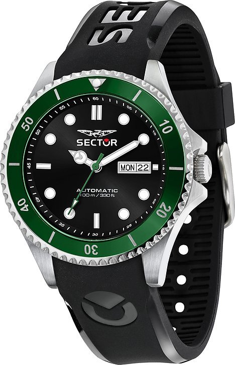 Sector Herrenuhr 230 R3221161004 Edelstahl, Keramik