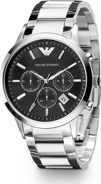 Emporio Armani Chronograph AR2434 Edelstahl