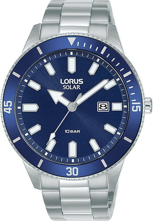 Lorus Herrenuhr Solar RX313AX9 Edelstahl