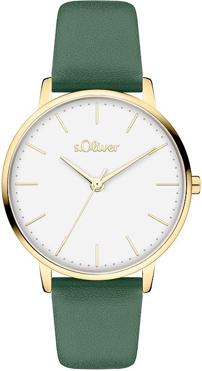 s.Oliver Damenuhr Zeitlos und modern SO-4470-LQ Metall