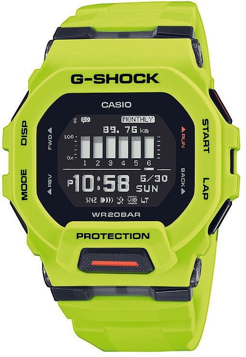 Casio Herrenuhr G-SHOCK G-SQUAD GBD-200-9ER Resin