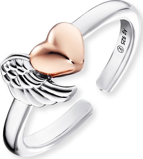 Engelsrufer Damenring ERR-WINGHEART-BICOR 925er Silber