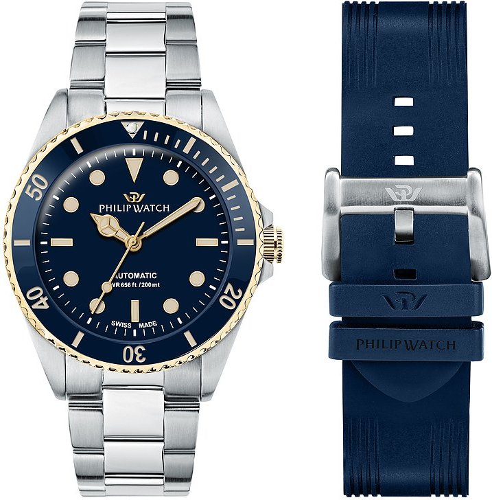 Philip Watch Uhren-Set inkl. Wechselarmband Caribe Diving R8223597031