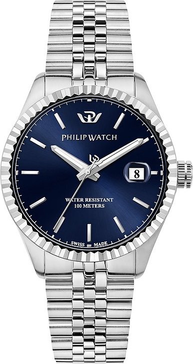 Philip Watch Herrenuhr Caribe Urban R8253597077 Edelstahl