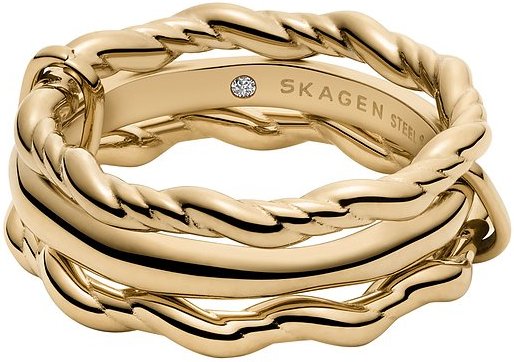 Skagen Damenring MODERNE STAK SKJ1906710 Edelstahl