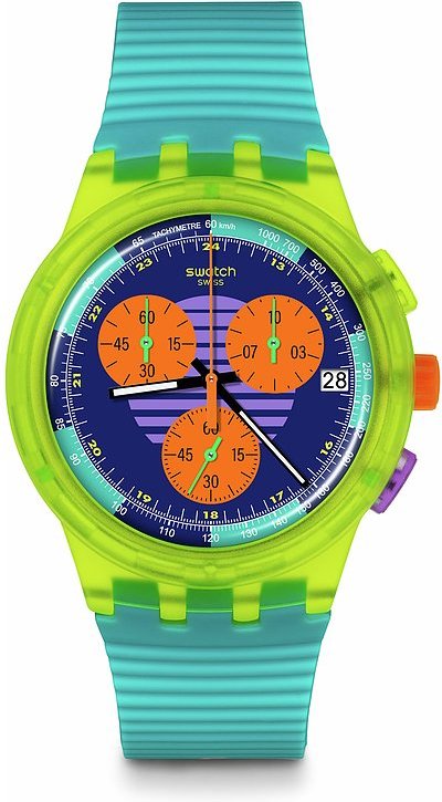 Swatch Unisexuhr 2405 SWATCH NEON SUSJ404 Kunststoff